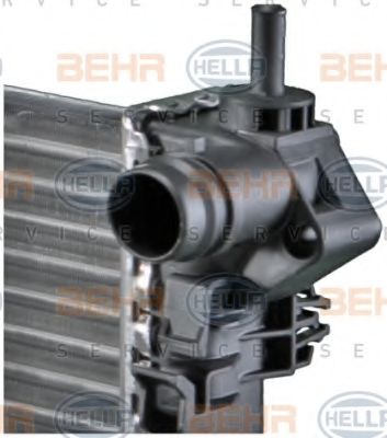 Радиатор, охлаждение двигателя BEHR HELLA SERVICE 8MK376745021