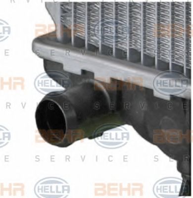 Радиатор, охлаждение двигателя BEHR HELLA SERVICE 8MK376772641