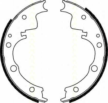 Комплект тормозных колодок TRISCAN 8100 10014