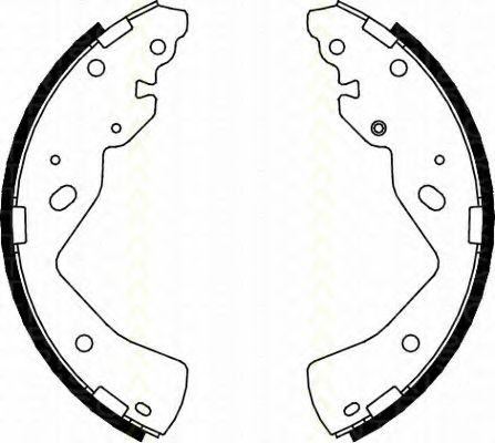 Комплект тормозных колодок TRISCAN 8100 10018