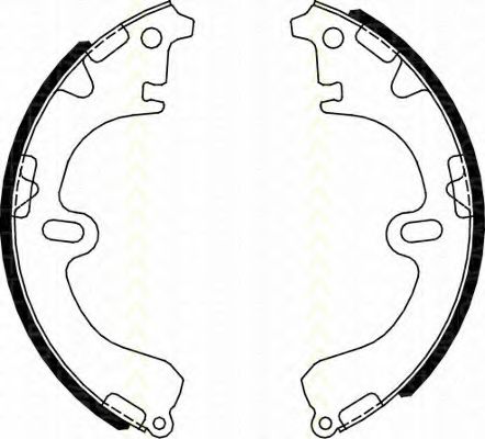 Комплект тормозных колодок TRISCAN 8100 13051
