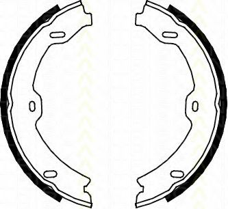 Комплект тормозных колодок, стояночная тормозная система TRISCAN 8100 23031