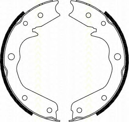 Комплект тормозных колодок, стояночная тормозная система TRISCAN 8100 24002