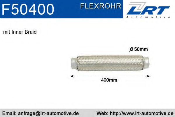 Гофрированная труба, выхлопная система LRT F50400