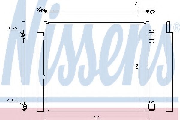 Конденсатор, кондиционер NISSENS 940546