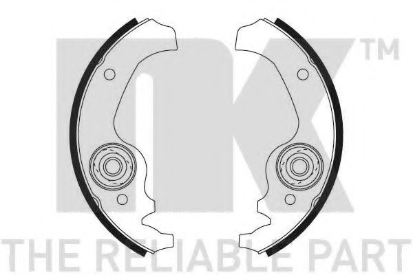 Комплект тормозных колодок NK 2723106