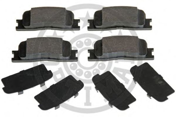 Комплект тормозных колодок, дисковый тормоз OPTIMAL 12412