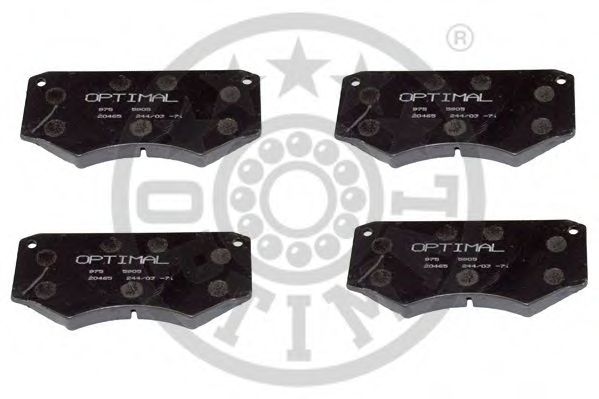 Комплект тормозных колодок, дисковый тормоз OPTIMAL 5905