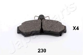 Комплект тормозных колодок, дисковый тормоз JAPANPARTS PP-230AF