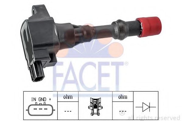 Катушка зажигания FACET 9.6429