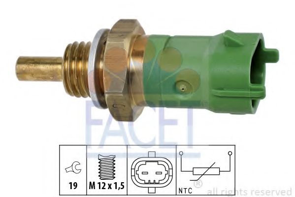 Датчик, температура топлива FACET 7.3364