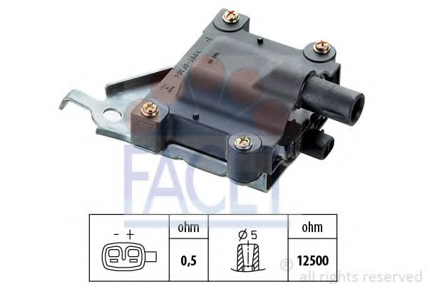 Катушка зажигания FACET 9.6185
