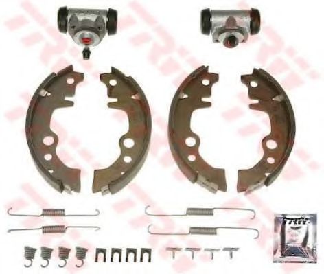 Комплект тормозных колодок TRW BK1010