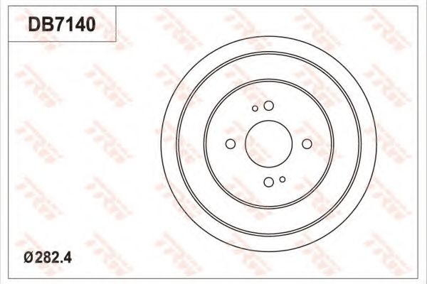 Тормозной барабан TRW DB7140