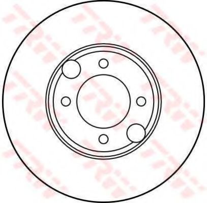 Тормозной диск TRW DF1878