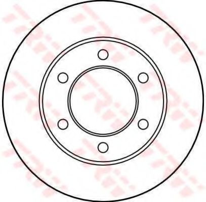 Тормозной диск TRW DF1912