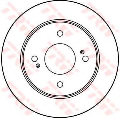 Тормозной диск TRW DF3018
