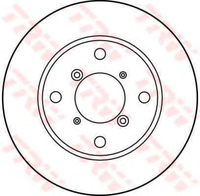 Тормозной диск TRW DF3106