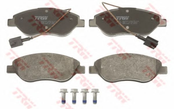 Комплект тормозных колодок, дисковый тормоз TRW 23711