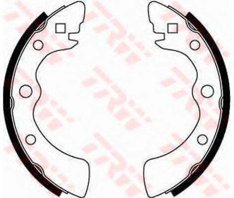 Комплект тормозных колодок TRW GS8071
