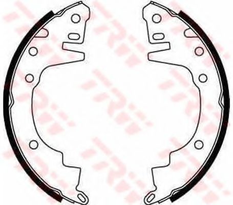 Комплект тормозных колодок TRW GS8518