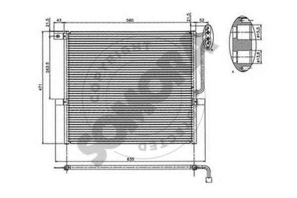 Конденсатор, кондиционер SOMORA 044060A