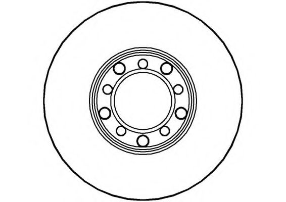 Тормозной диск NATIONAL NBD075
