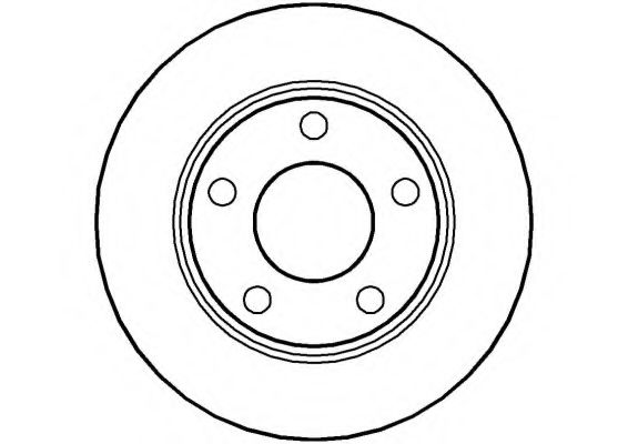 Тормозной диск NATIONAL NBD1105