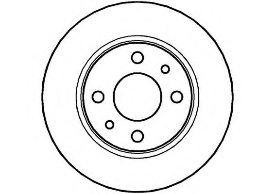 Тормозной диск NATIONAL NBD1158