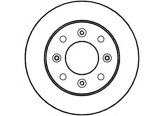 Тормозной диск NATIONAL NBD1436
