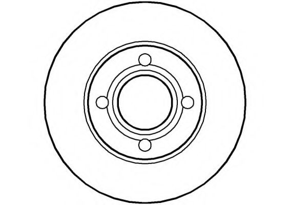Тормозной диск NATIONAL NBD387