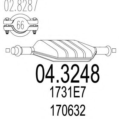Катализатор MTS 04.3248