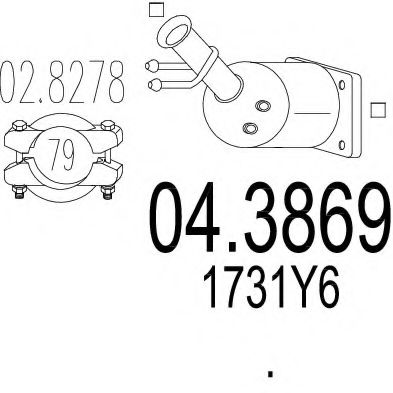 Катализатор MTS 04.3869