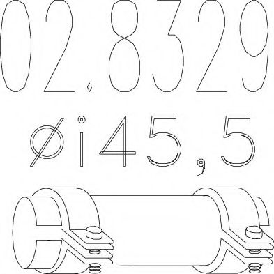 Соединительные элементы, система выпуска MTS 02.8329