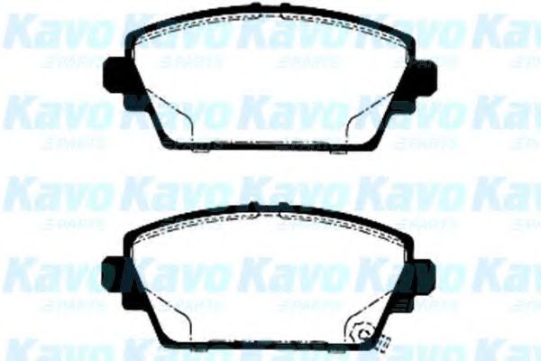 Комплект тормозных колодок, дисковый тормоз KAVO PARTS BP-2036