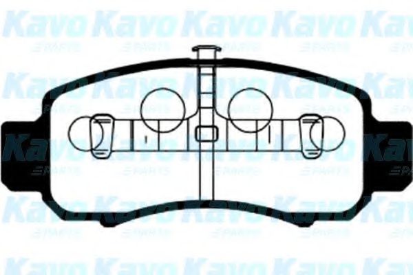 Комплект тормозных колодок, дисковый тормоз KAVO PARTS BP-2041