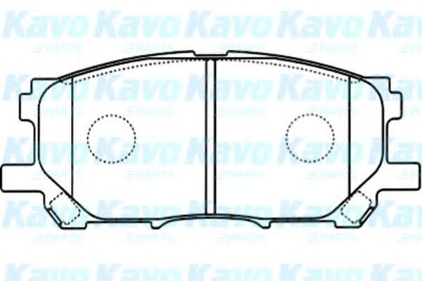 Комплект тормозных колодок, дисковый тормоз KAVO PARTS BP-9090