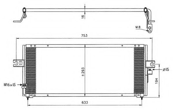 Конденсатор, кондиционер NRF 35331