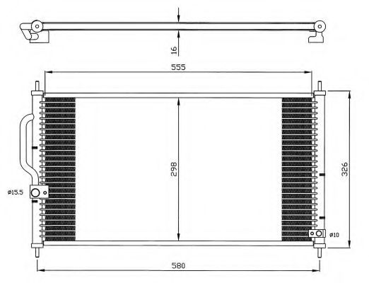 Конденсатор, кондиционер NRF 35627