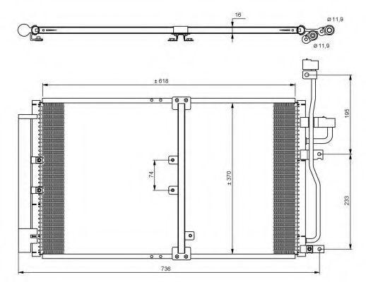 Конденсатор, кондиционер NRF 35797