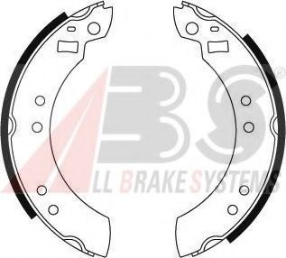 Комплект тормозных колодок A.B.S. 8742