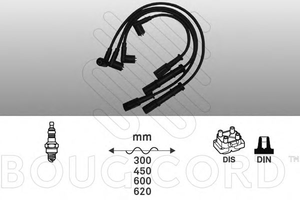 Комплект проводов зажигания BOUGICORD 8112