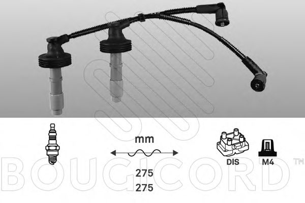 Комплект проводов зажигания BOUGICORD 6475