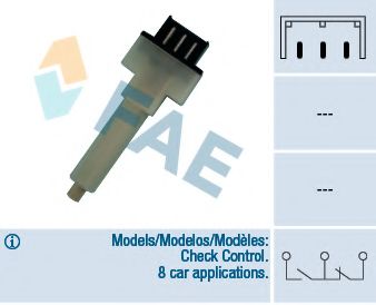 Выключатель фонаря сигнала торможения FAE 24290
