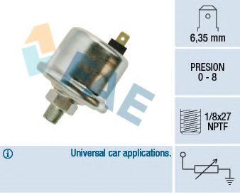 Датчик, давление масла FAE 14021
