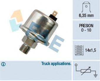 Датчик, давление масла FAE 14770