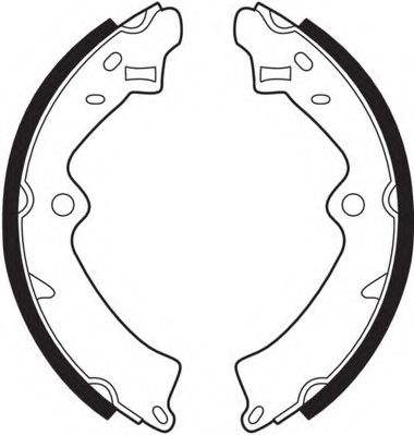 Комплект тормозных колодок NECTO N1452