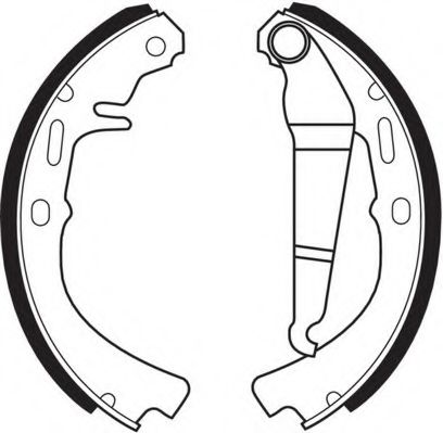 Комплект тормозных колодок NECTO N1048