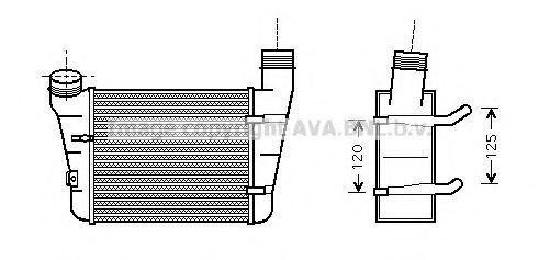 Интеркулер AVA QUALITY COOLING AI4221
