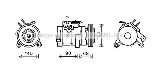 Компрессор, кондиционер AVA QUALITY COOLING CRAK133